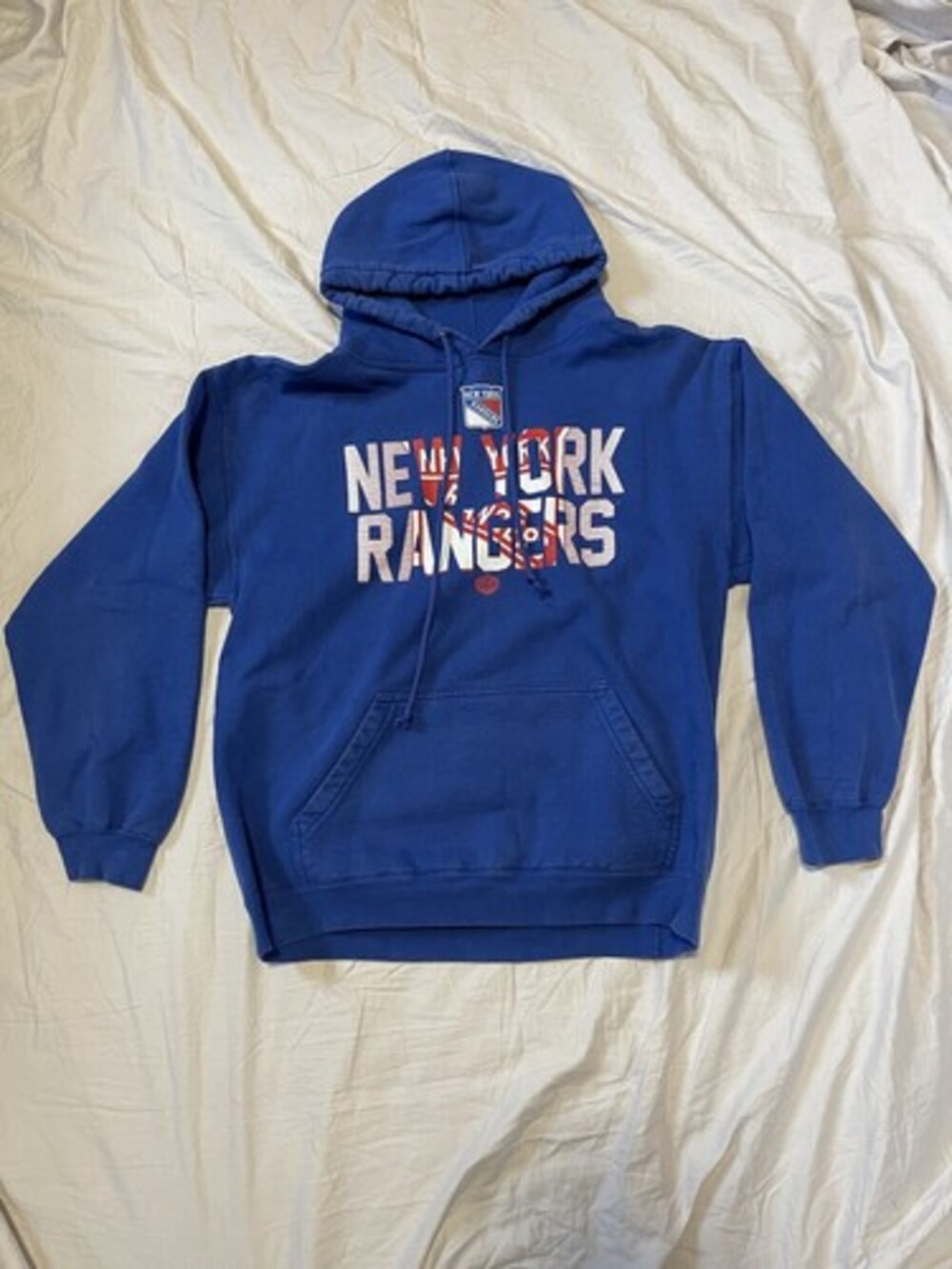 Blue New York Rangers Hoodie Size Large (fits Small)